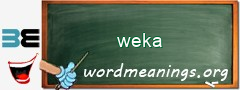 WordMeaning blackboard for weka